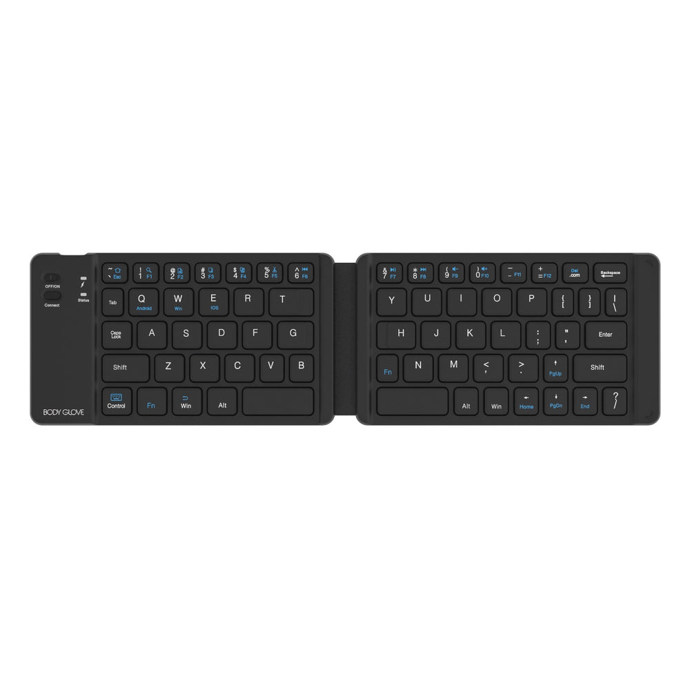Body Glove Wireless Folding Soft Hinge Keyboard - Black