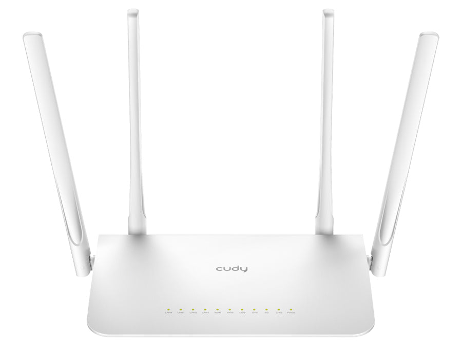 Cudy Dual Band Wi-Fi 5 1200Mbps 5dBi Gigabit Mesh Router | WR1300
