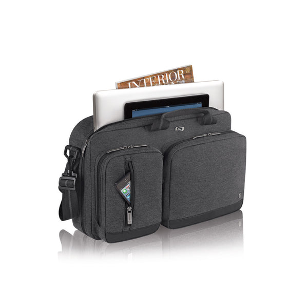 Solo Duane Urban Hybrid Briefcase - Up To 15.6 Inch - Grey