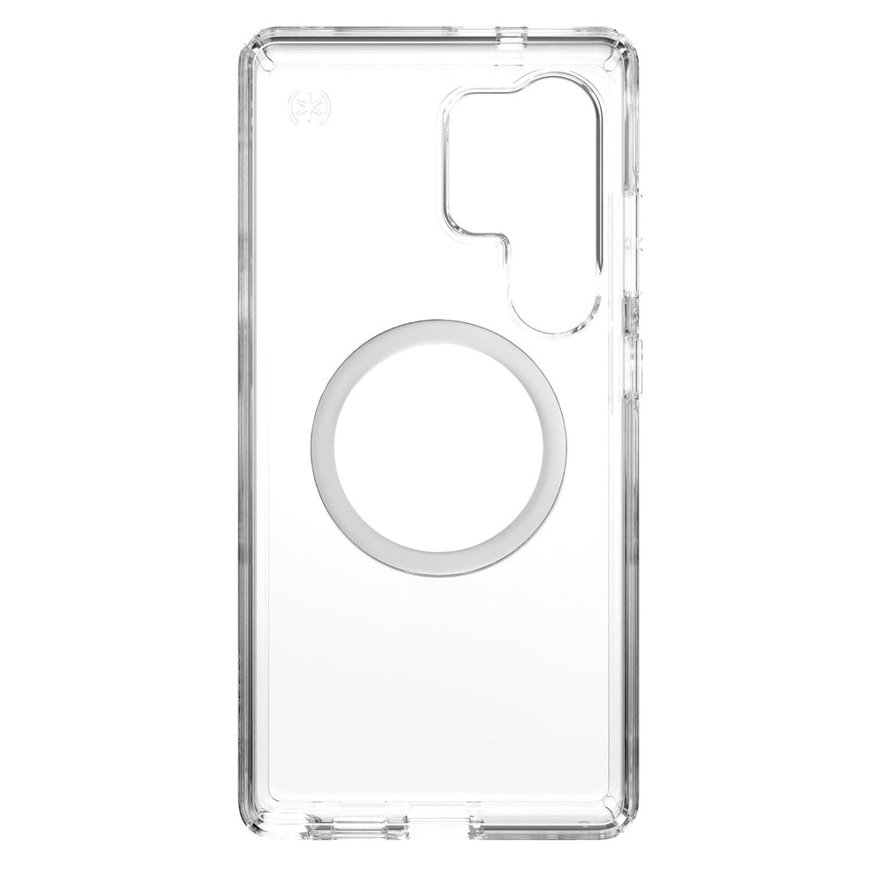 Speck Presidio Perfect Clear Magnet Case - Samsung Galaxy S25 Ultra - Clear & Chrome