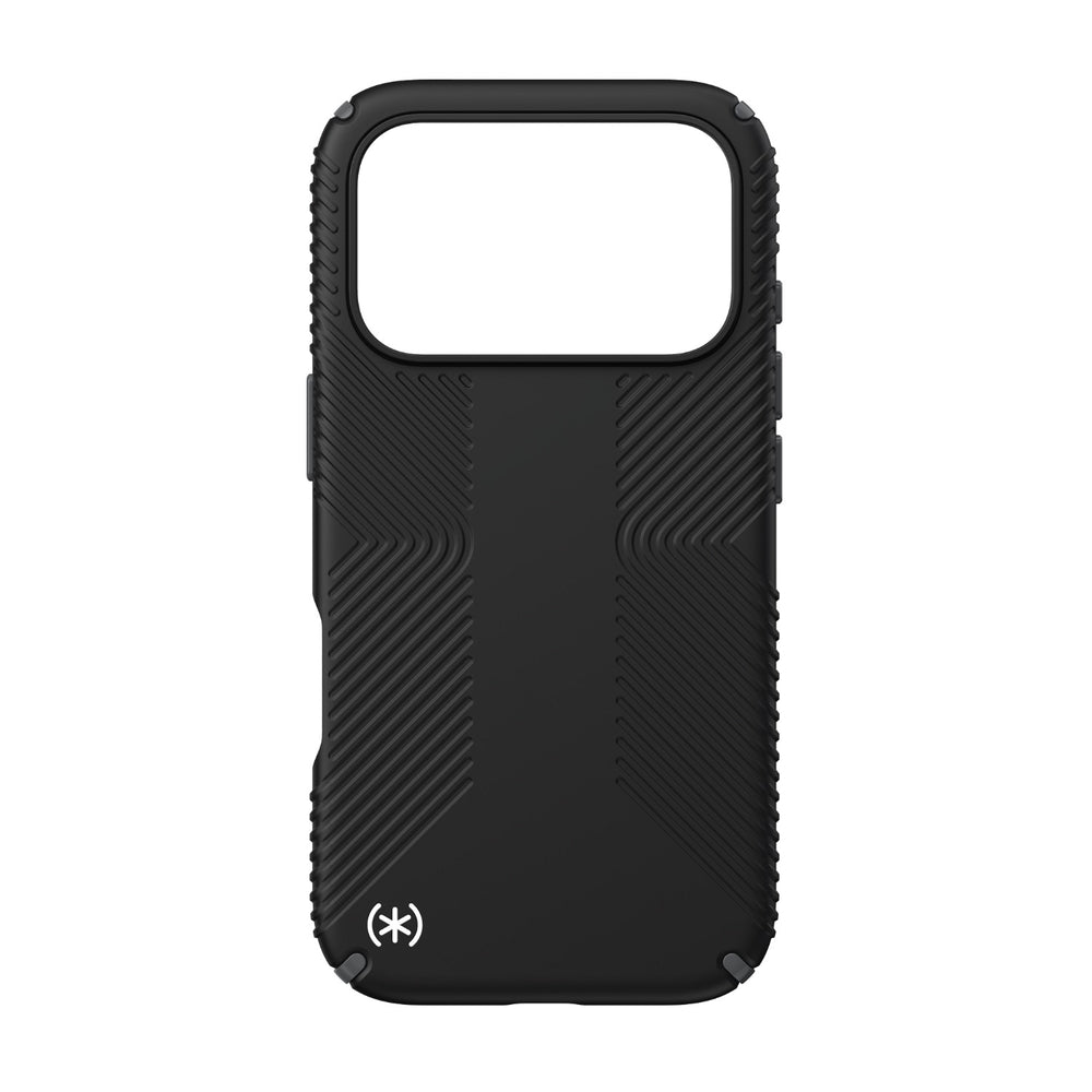 Speck Presidio2 Grip MagSafe Case - Apple iPhone 17 Pro - Black & Slate Grey