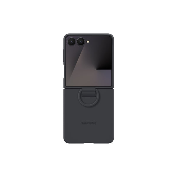 Samsung Silicone Cover With Ring - Samsung Galaxy Z Flip7 - Black