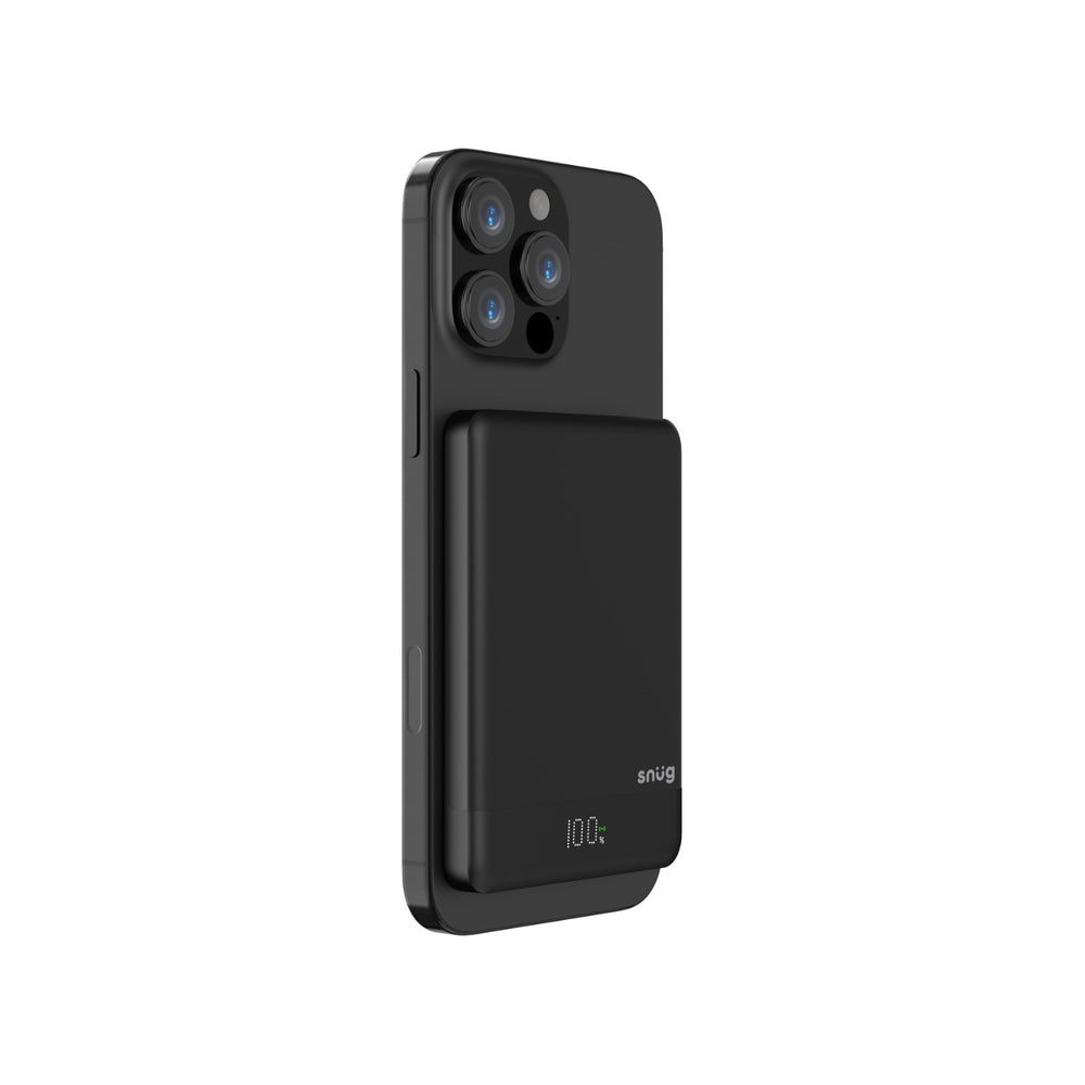 Snug Magnetic Powerbank - 5000mAh - Black