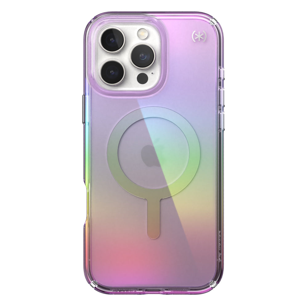 Speck Presidio Luxp MagSafe Case - Apple iPhone 16 Pro Max - Amazing Purple & Clear