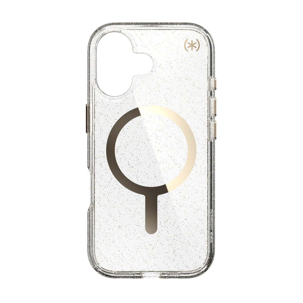 Speck Presidio Lux MagSafe Case - Apple iPhone 17 - Gold Glitter