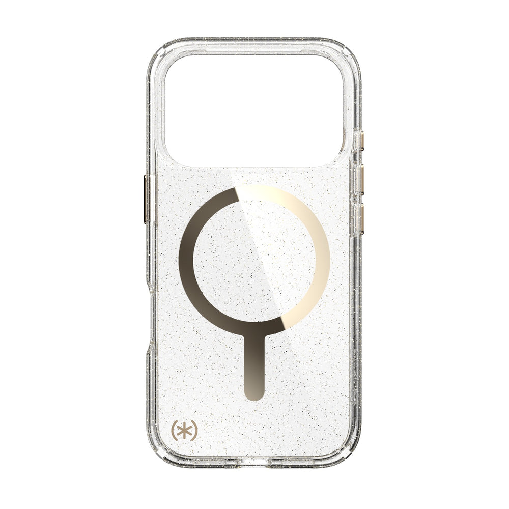 Speck Presidio Lux MagSafe Case - Apple iPhone 17 Pro - Gold Glitter