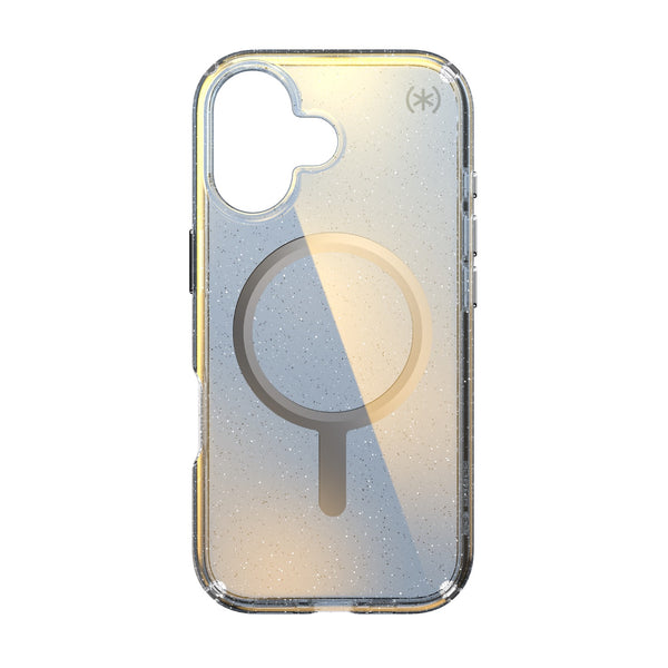 Speck Presidio Lux MagSafe Case - Apple iPhone 17 - Silver Glitter