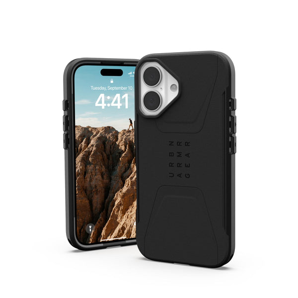 UAG Civilian Magsafe Case - Apple iPhone 16 - Black
