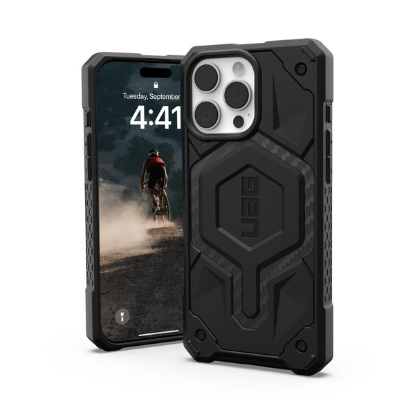 UAG Monarch Case - Apple iPhone 16 Pro Max - Carbon Fibre