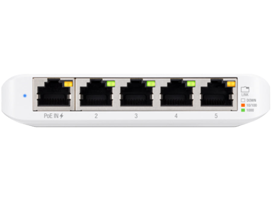 Ubiquiti UniFi Flex Mini 5 Port Gigabit 1PoE Input | USW-Flex-Mini